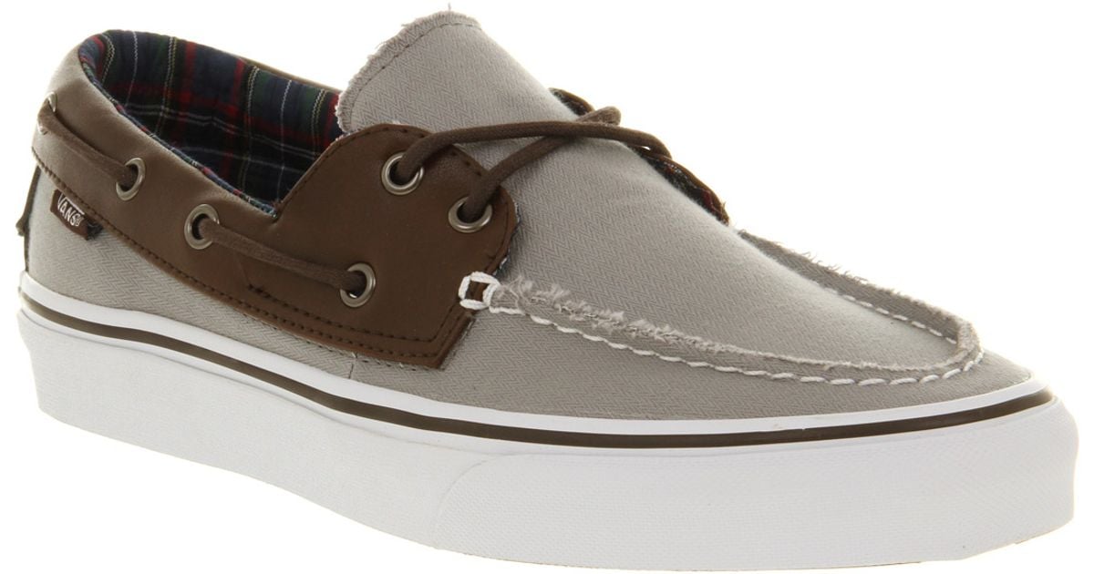 vans zapato del barco beige vans zapato del barco beige