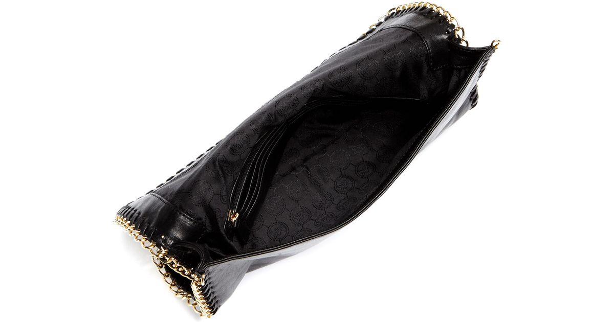 Lyst - Michael kors Oversize Chelsea Clutch Bag in Black