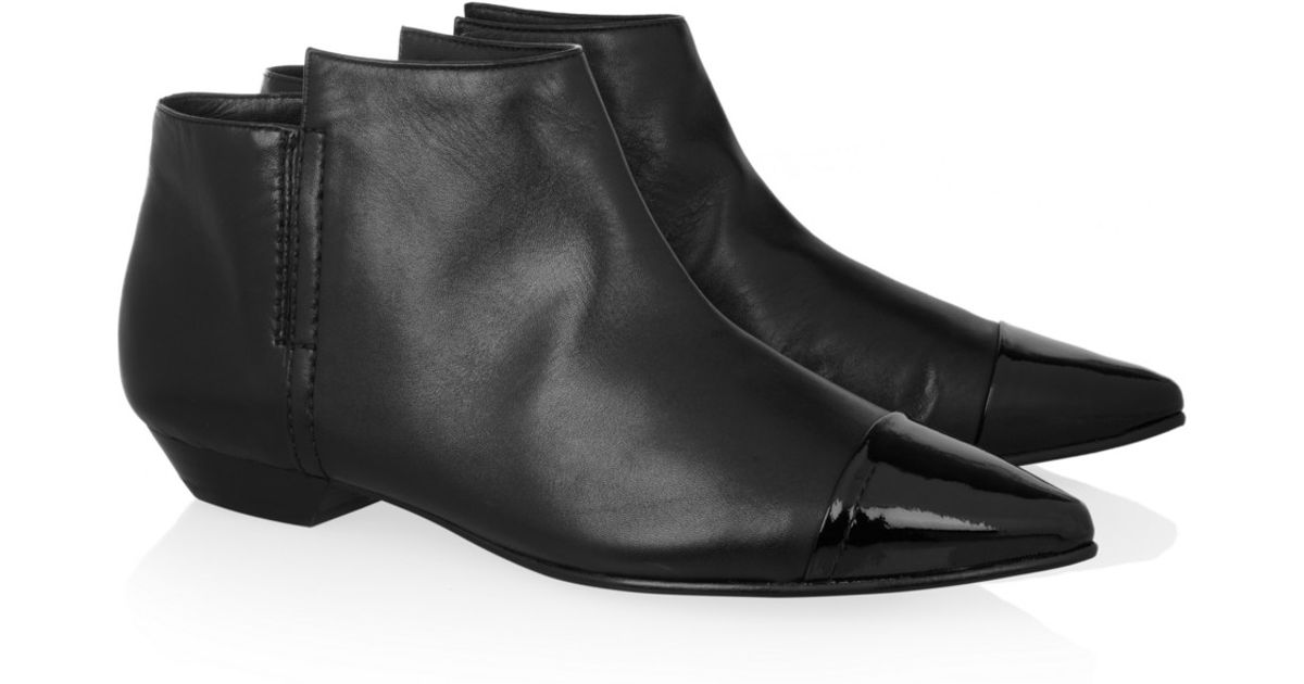 belle 100 leather ankle boots