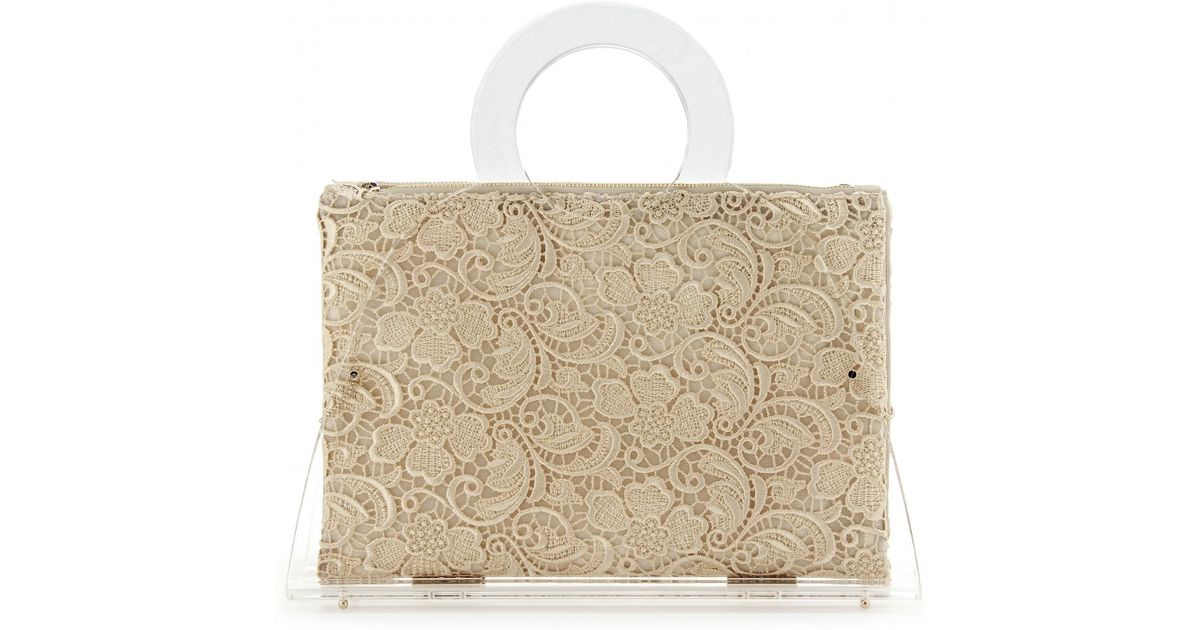 Lyst Charlotte Olympia Zehava Transparent Handbag