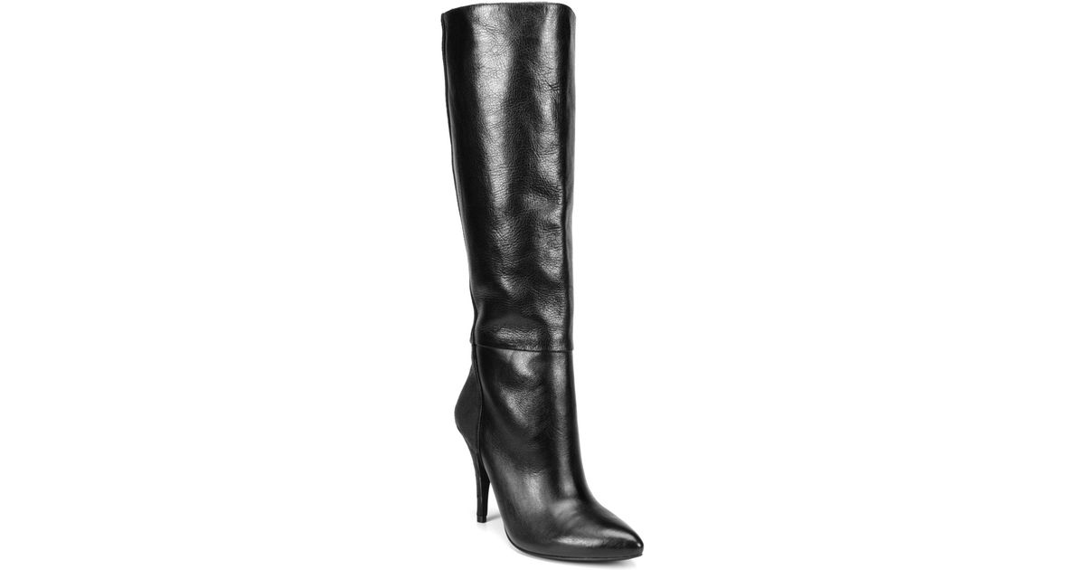 Jessica simpson Naveens Tall Stiletto Boots in Black | Lyst