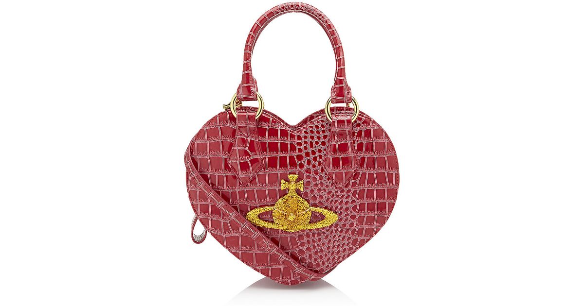 Vivienne westwood Chancery Heart Handbag in Red Lyst
