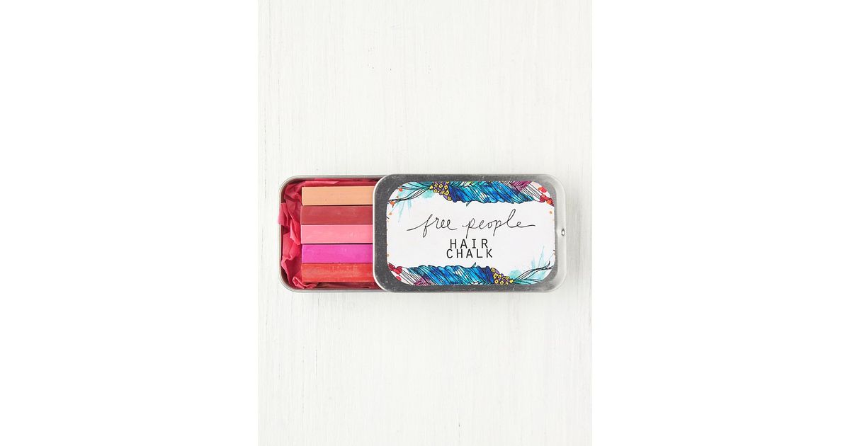 Free People Ombre Hair Chalk In Pink Lyst