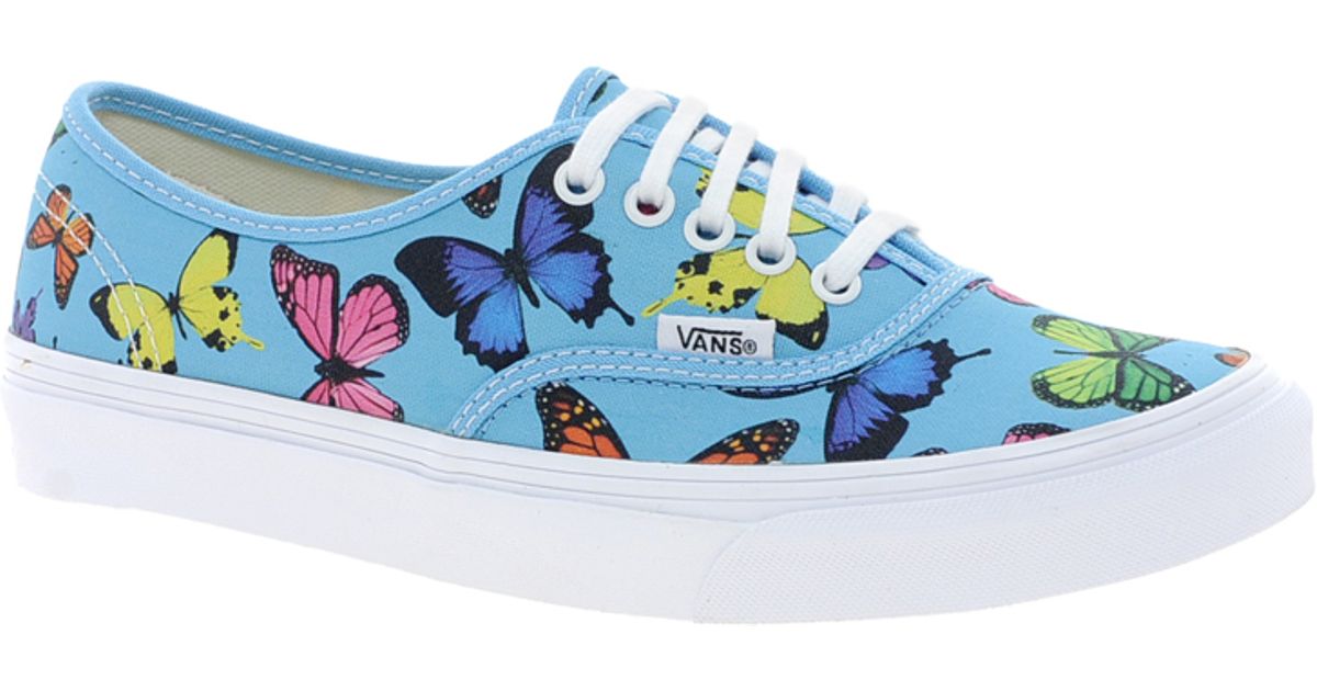 Vans Authentic Slim Butterflies Trainers Lyst