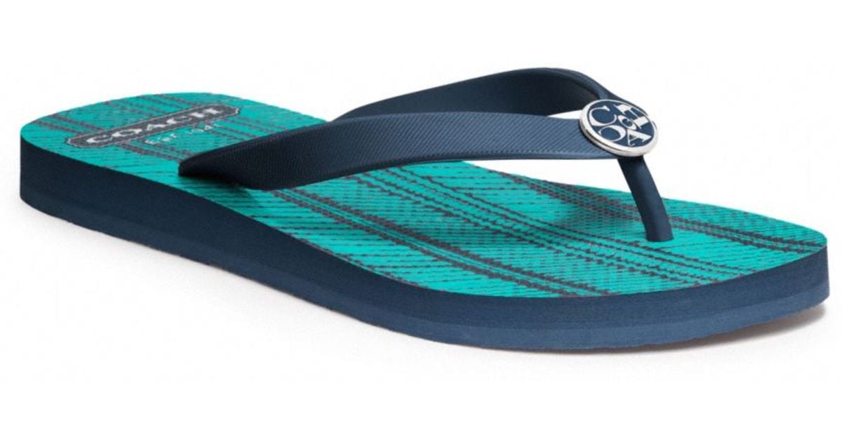 coach flip flops on sale