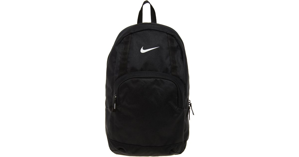 nike black and white backpack