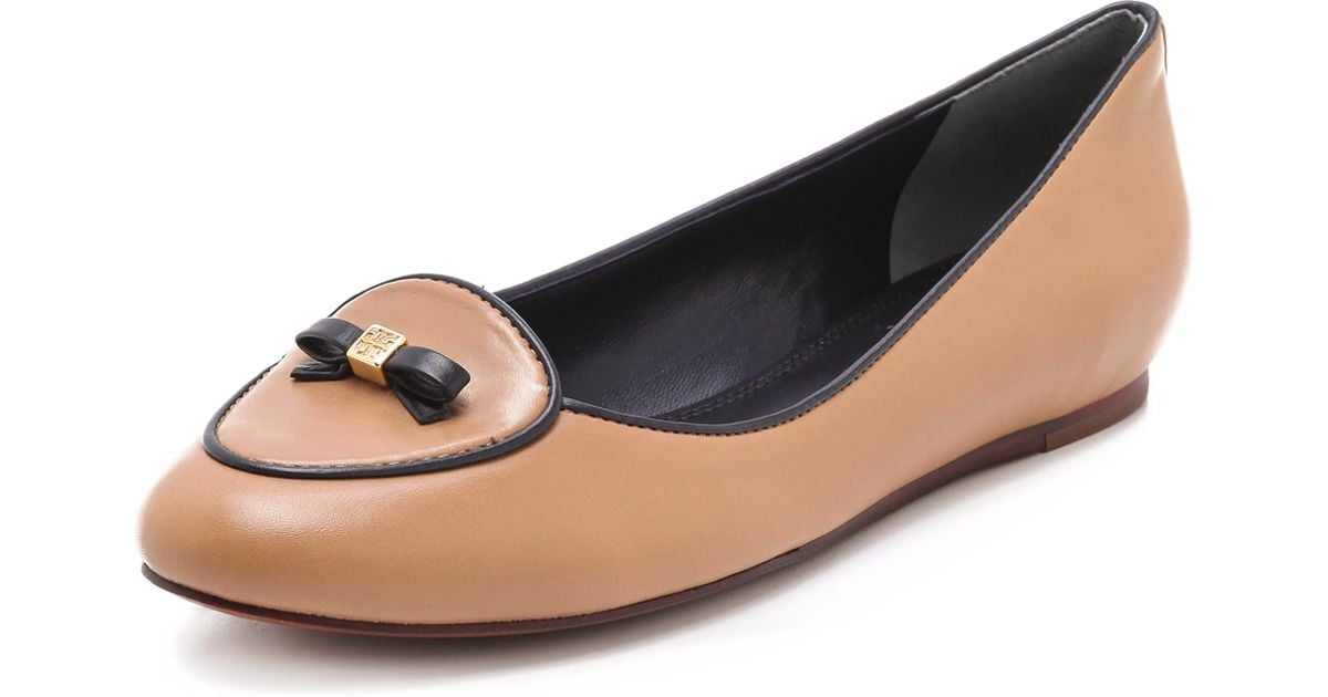 Lyst - Tory Burch Dakota Loafers in Brown
