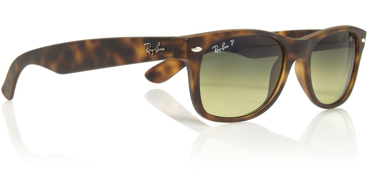 Ray-ban Unisex Rb2132 Havana New Wayfarer Sunglas in Brown