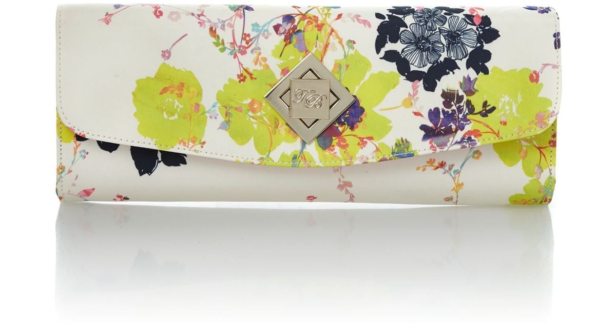 Ted baker Print Clutch Bag Lyst