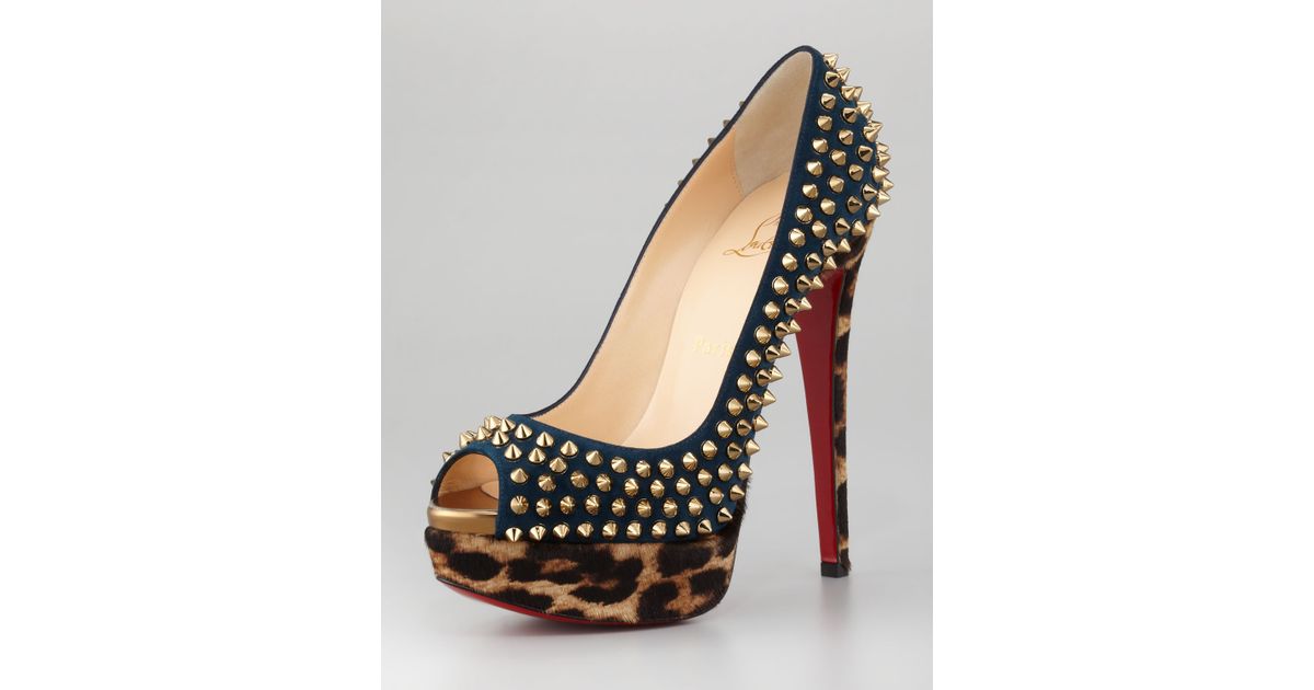 leopard louboutin heels