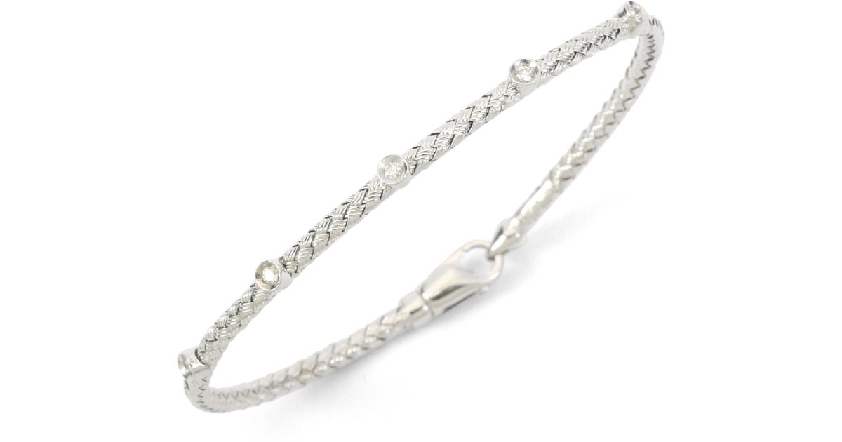 Lyst Kc Designs Diamond Rope Bracelet In Metallic