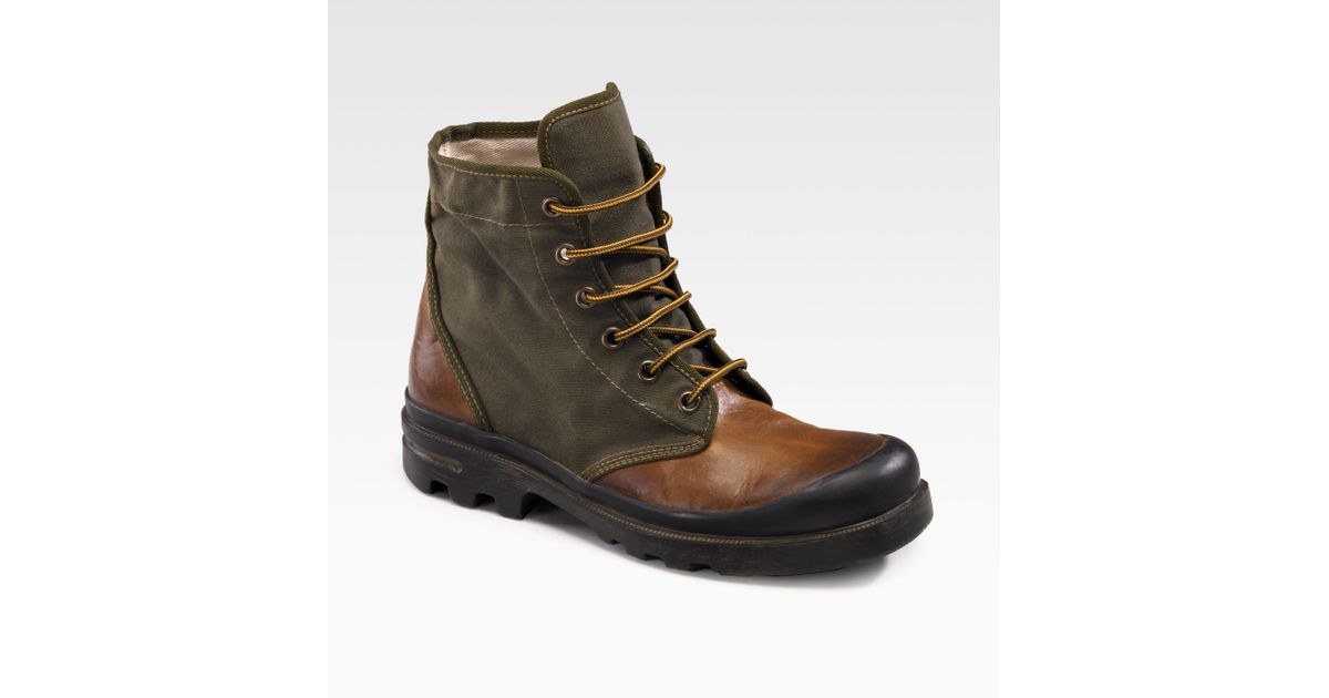 ralph lauren canvas boots