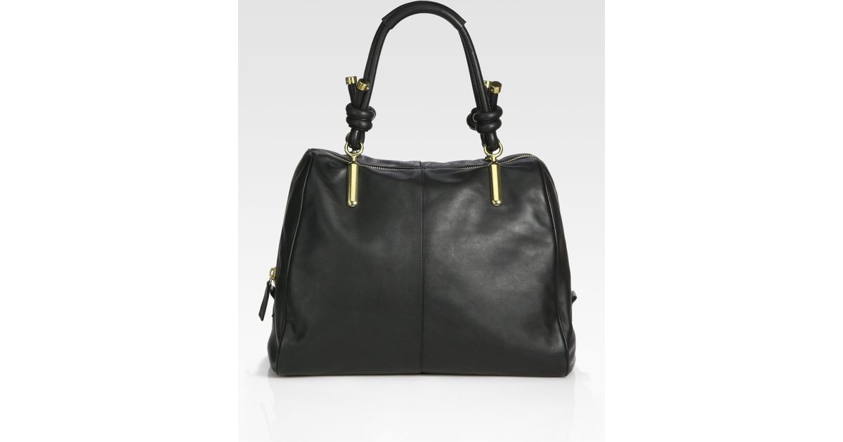 Lyst Chloé Janet Large Shoulder Bag In Black