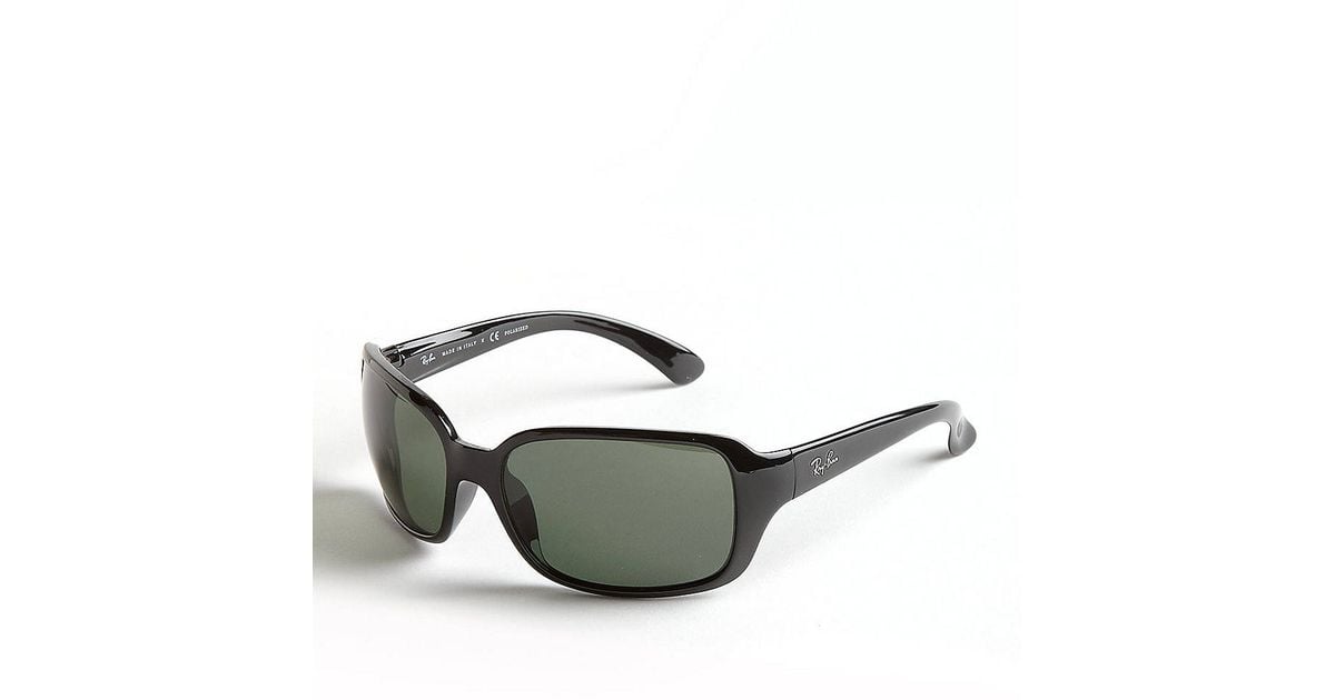 Lyst Ray Ban Wrap Around Sunglasses In Black For Men 