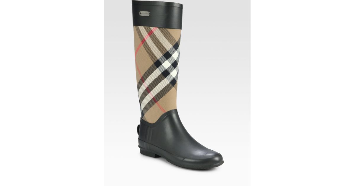 clemence rain boot burberry