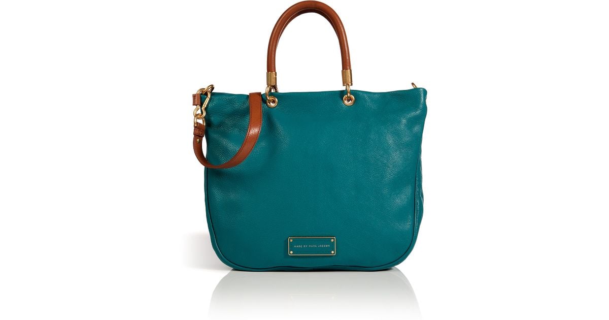 marc jacobs tote bag teal