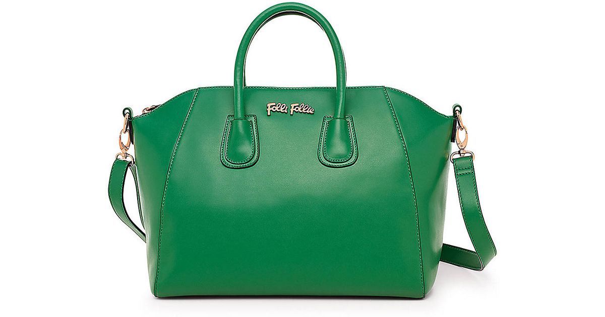 Lyst Folli Follie K Vintage Green Handbag In