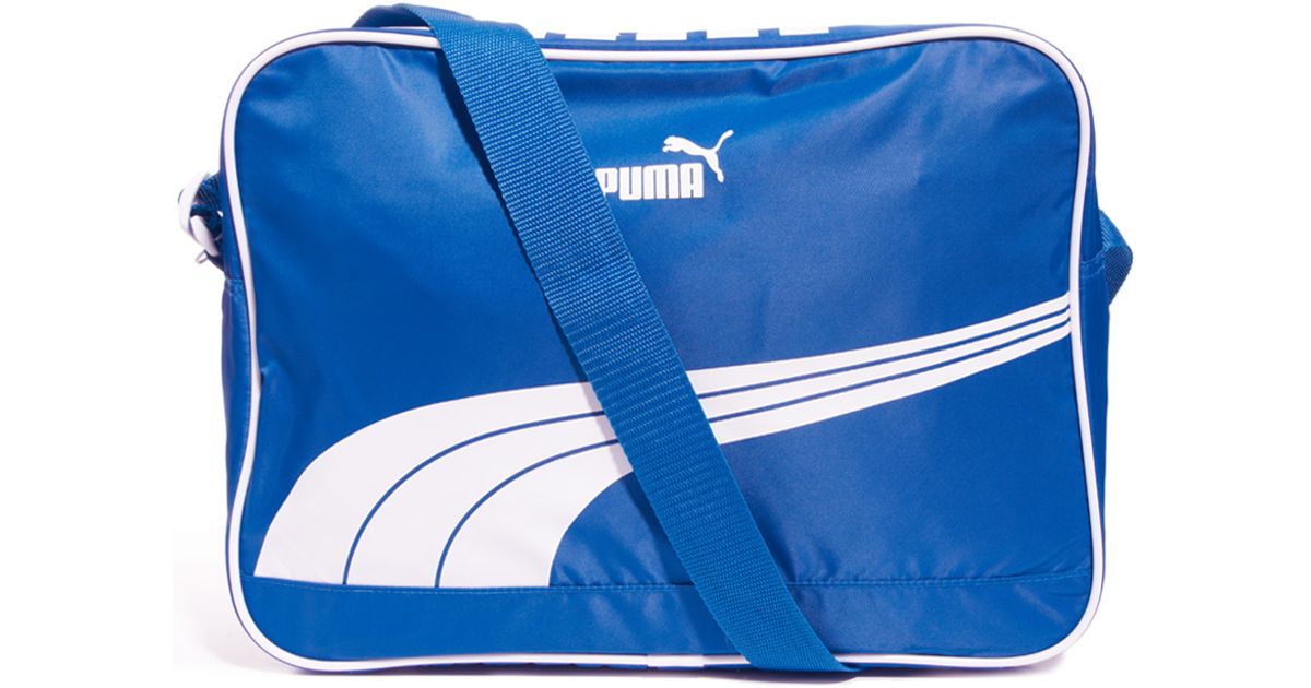 Lyst Puma Sole Messenger Bag In Blue For Men