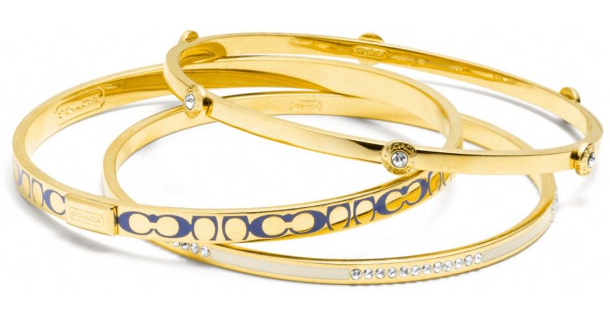 coach pave bracelet