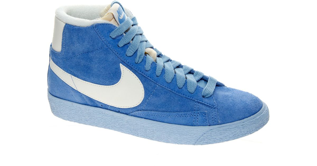 nike blue suede trainers online -