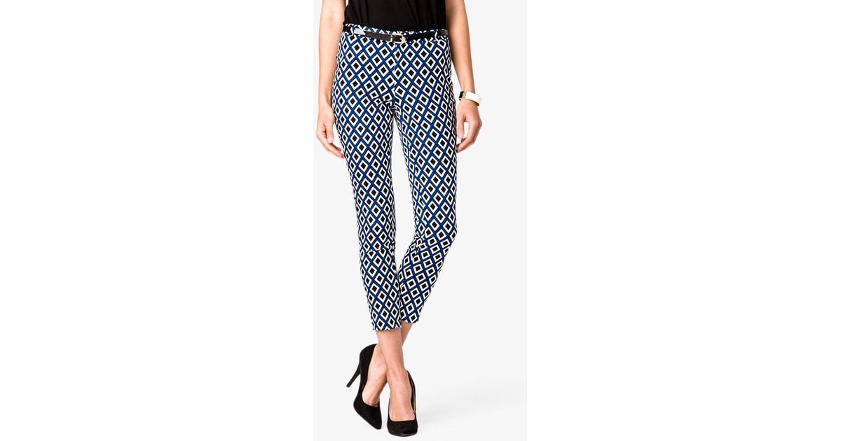 navy cigarette pants