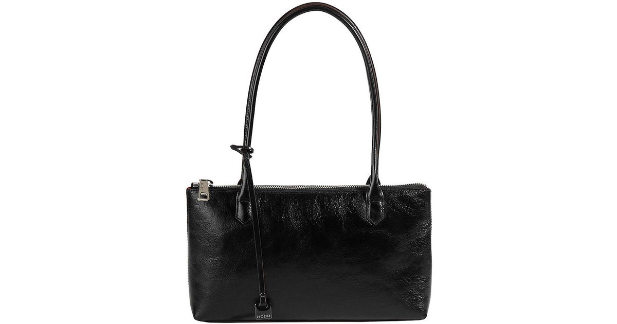 Hobo Venice Leather Lola Shoulder Bag In Black Lyst