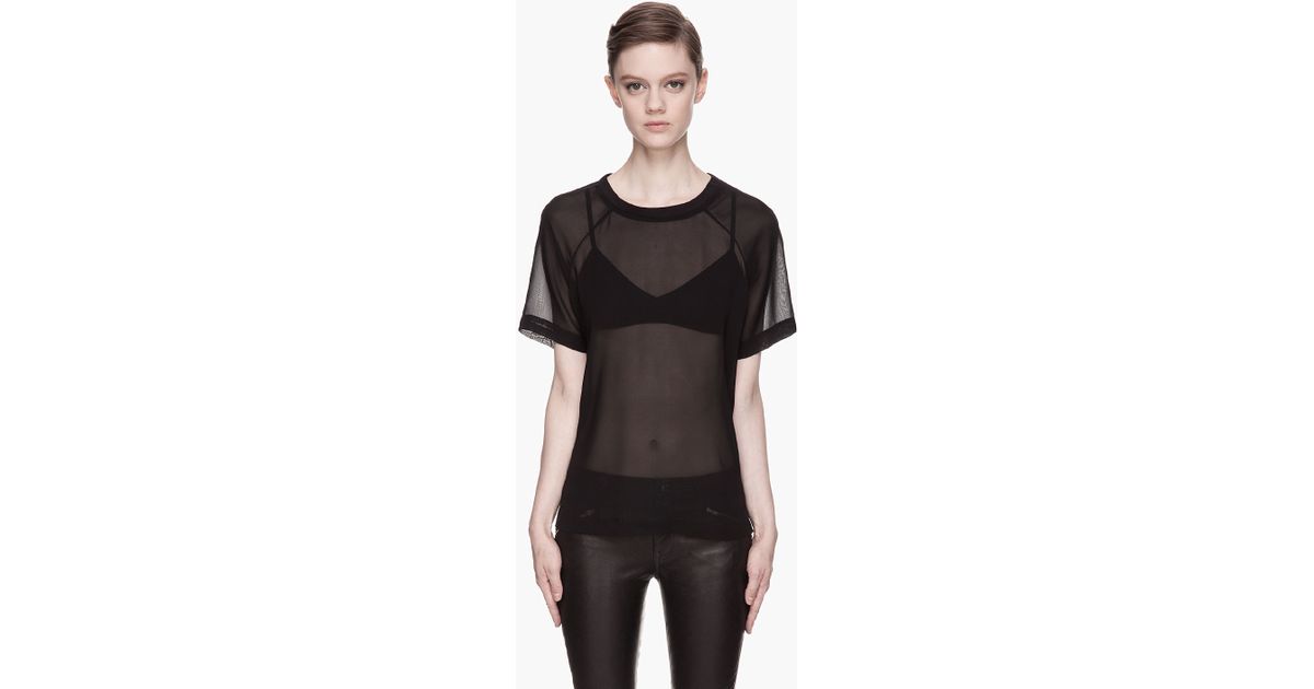 georgette black shirt