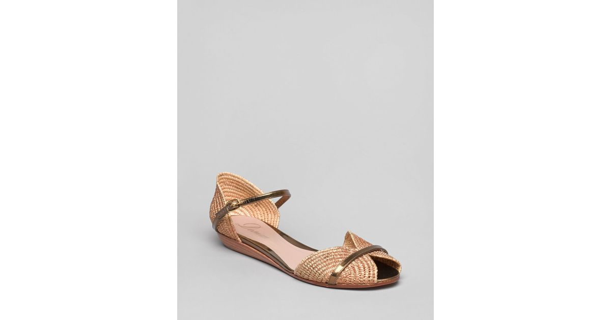 peep toe flat sandals uk