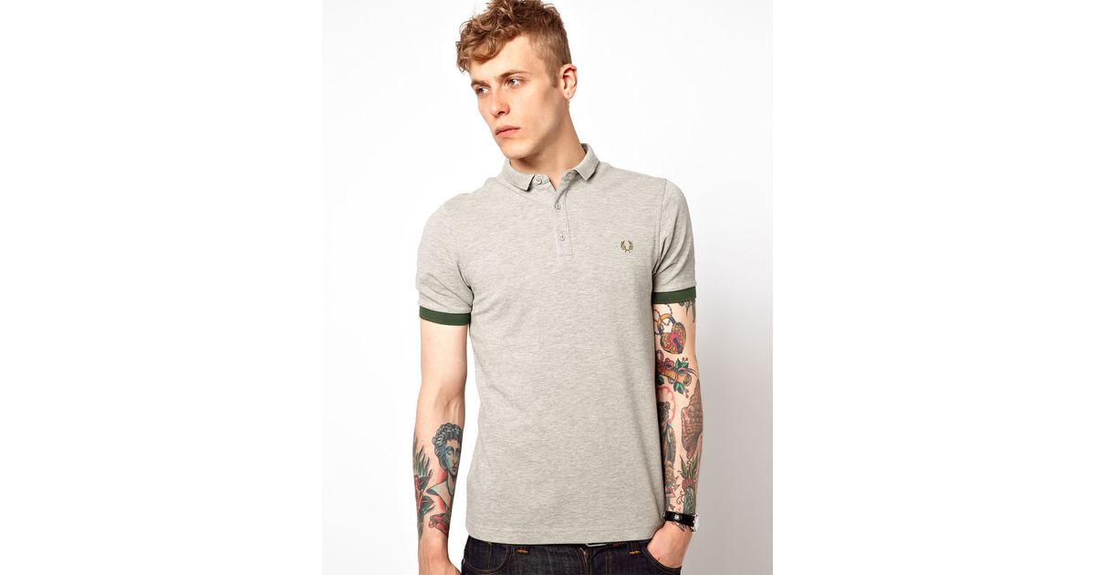 fred perry small collar