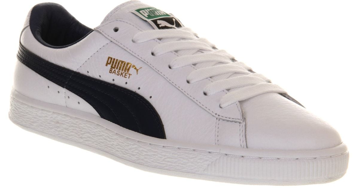 puma basket white puma basket white