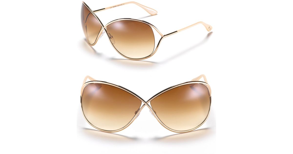 tom ford miranda rose gold sunglasses