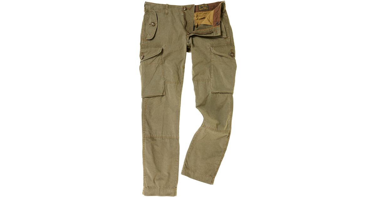 polo ralph lauren khaki cargo pants