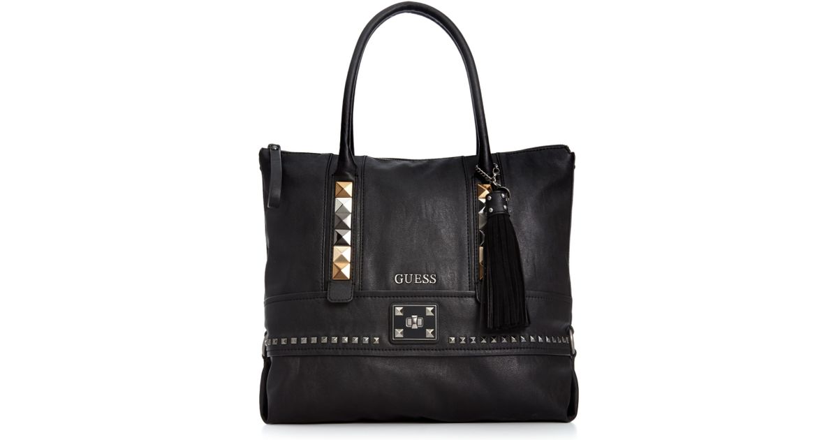 Lyst Guess Handbag Camryn Large Tote In Black