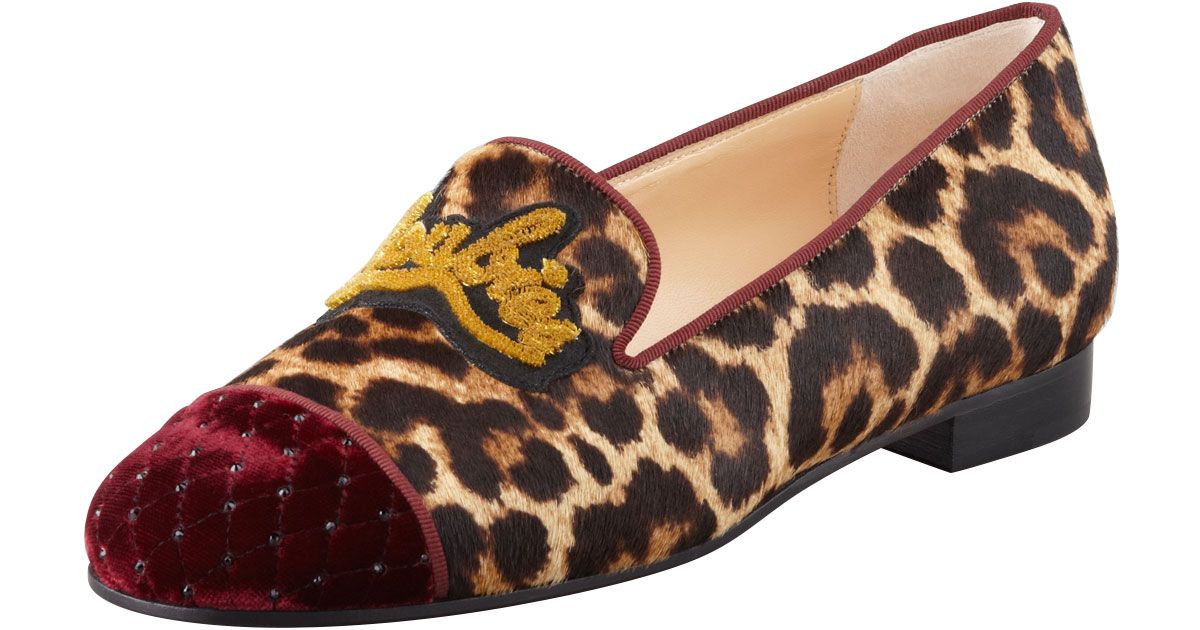 leopard print louboutins
