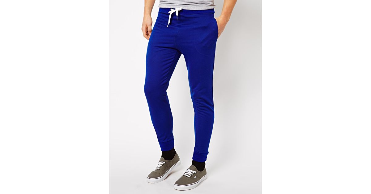 royal blue tech joggers