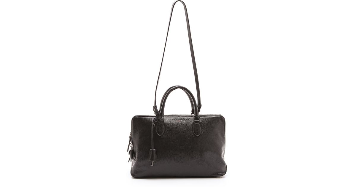 Lyst Rochas Zip Bag With 3 Compartments In Black