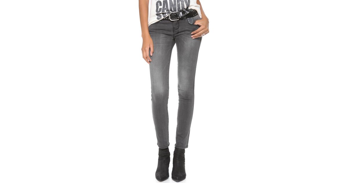 Lyst - Ksubi Skinny Pins Jeans in Gray