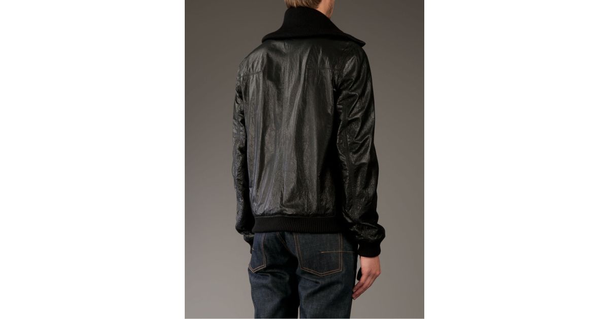 Dior Homme Leather Jacket In Black For Men Lyst