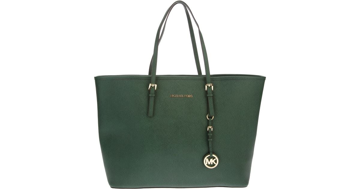 Lyst Michael Kors Tote Bag In Green