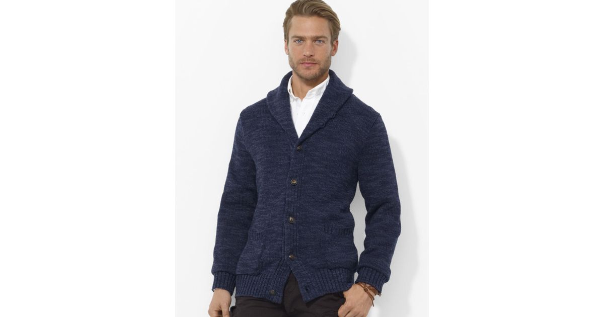 polo wool cardigan