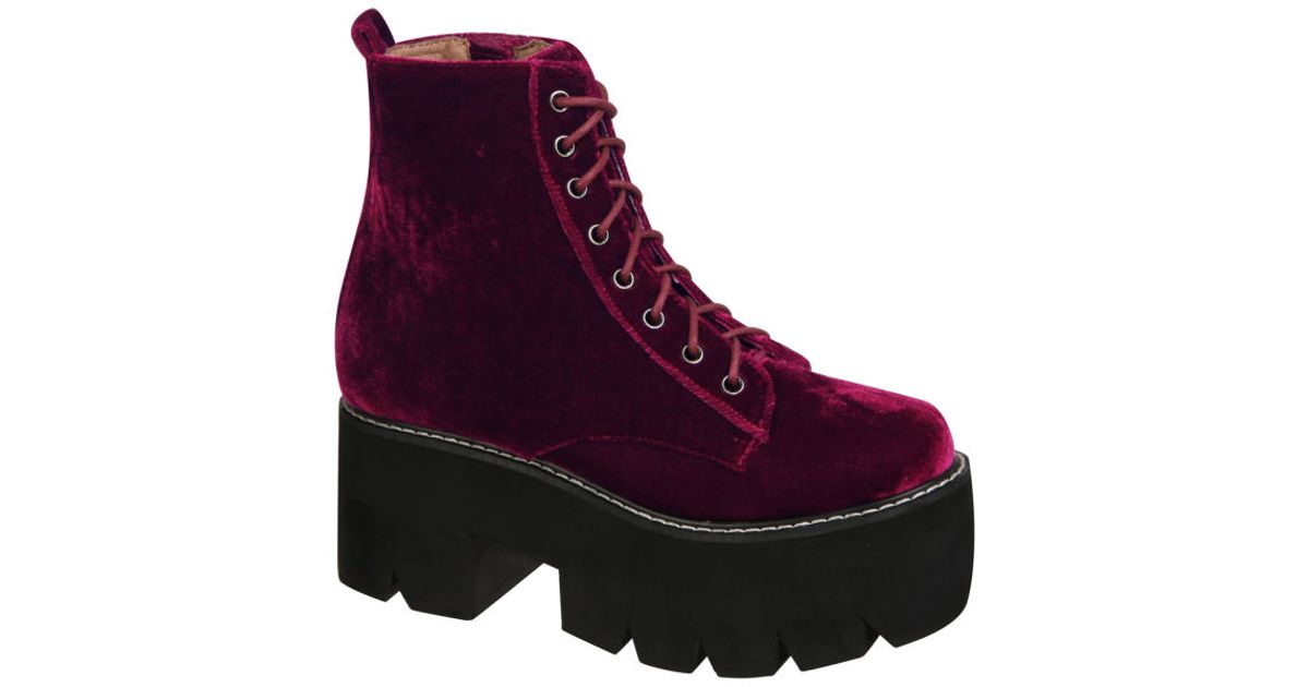jeffrey campbell burgundy boots