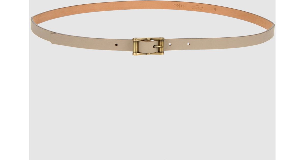 Cote Belt in Beige Save 57 Lyst