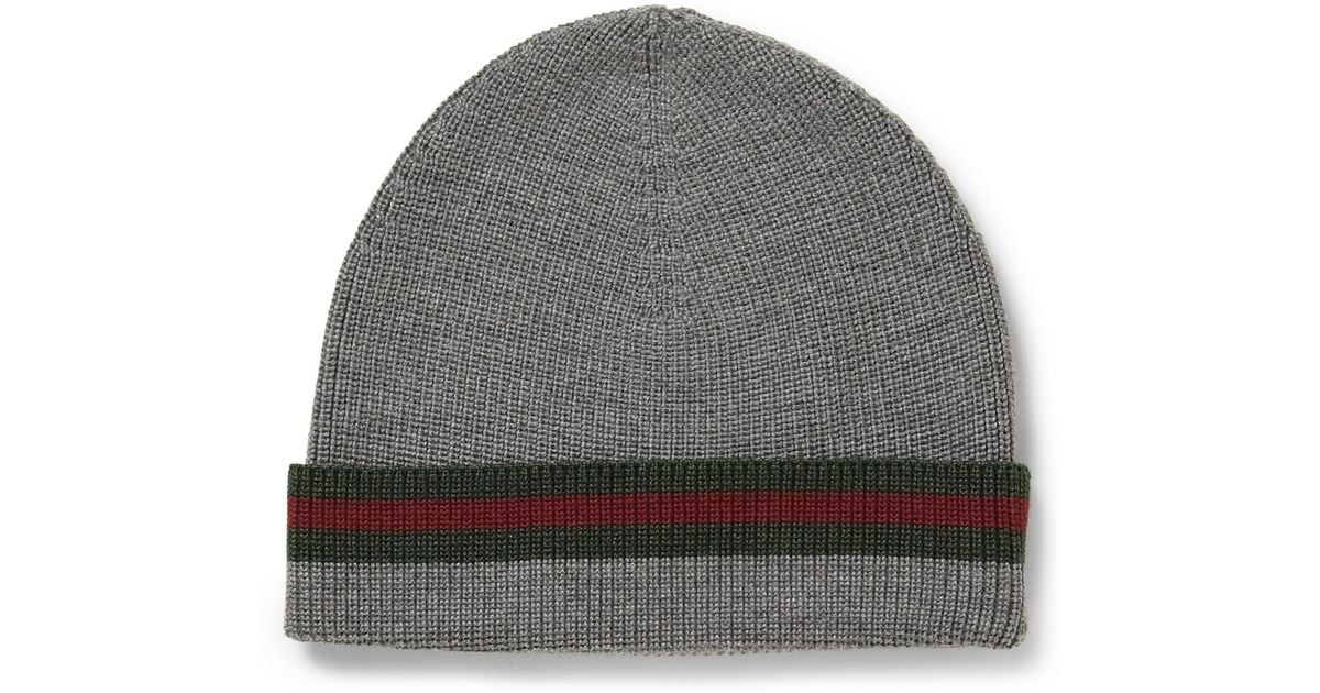 grey gucci beanie hat