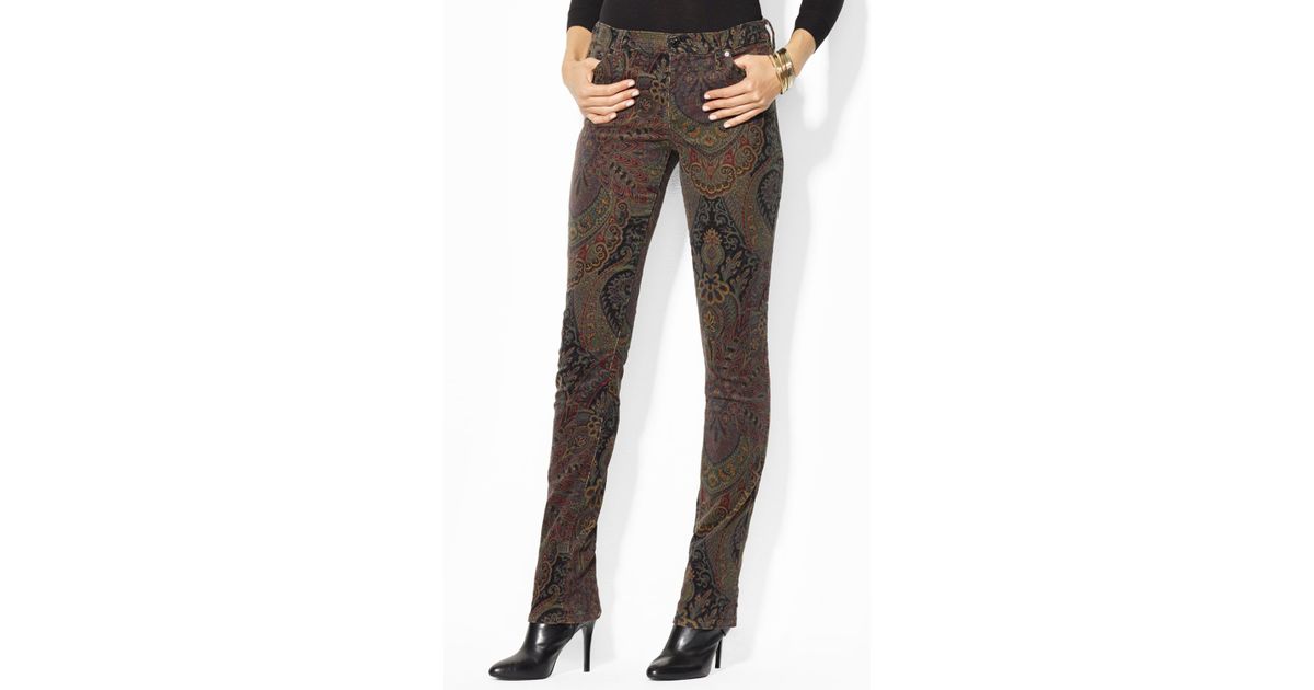 ralph lauren paisley pants