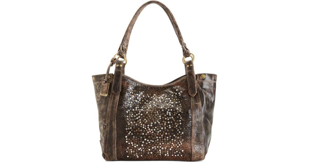 Lyst Frye Deborah Shoulder Bag In Brown