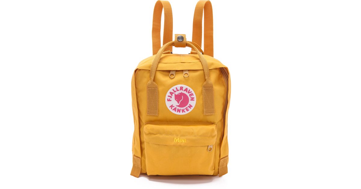 fjällräven kanken mini ochre