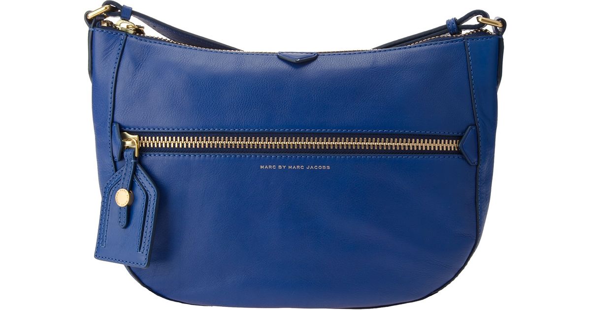 Lyst Marc By Jacobs Globetrotter Messenger Bag In Blue