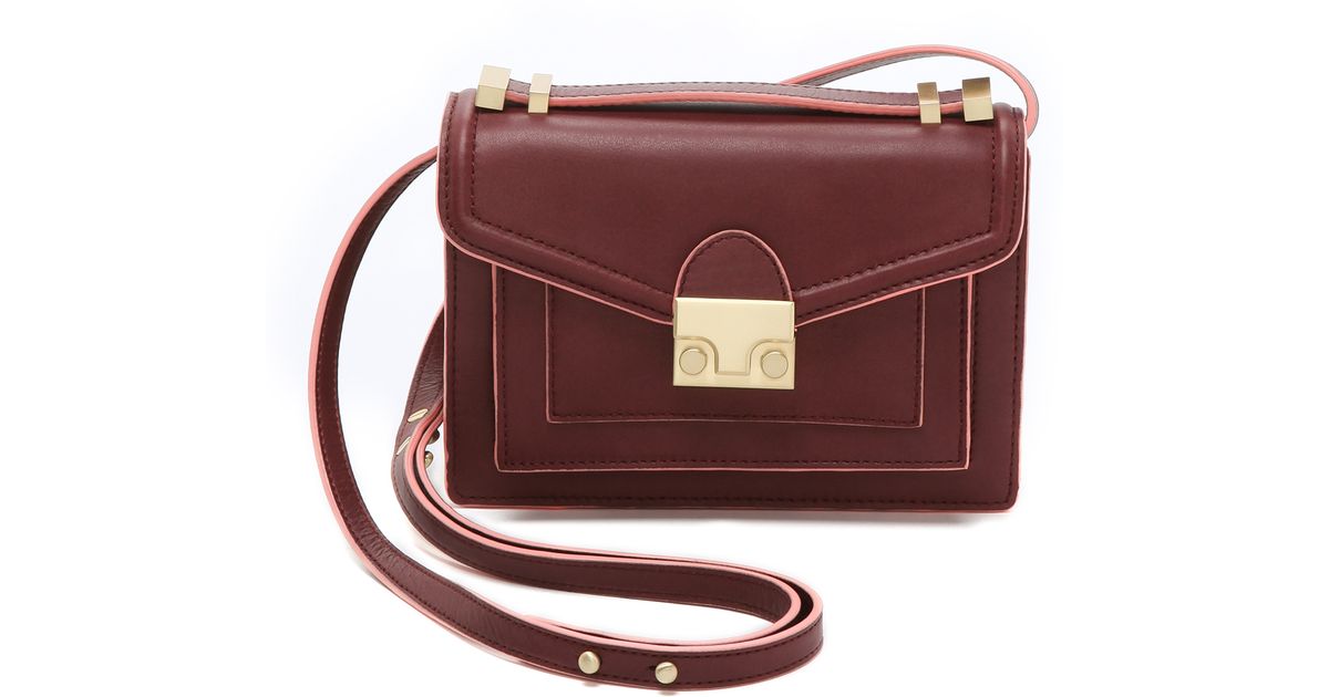 Lyst Loeffler Randall Mini Rider Bag In Purple