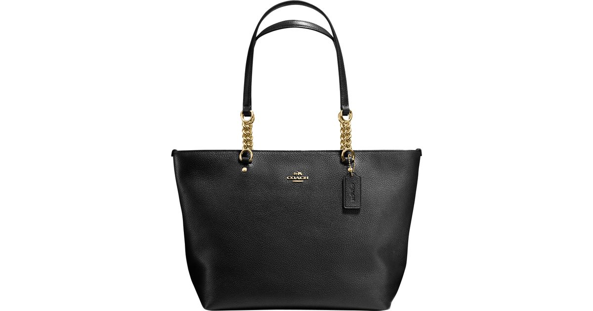 Lyst Coach Sophia Tote Bag In Black