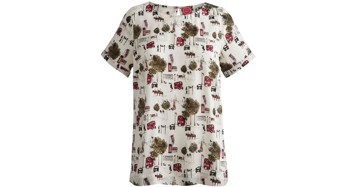 Joules London Bus Shell Top Lyst